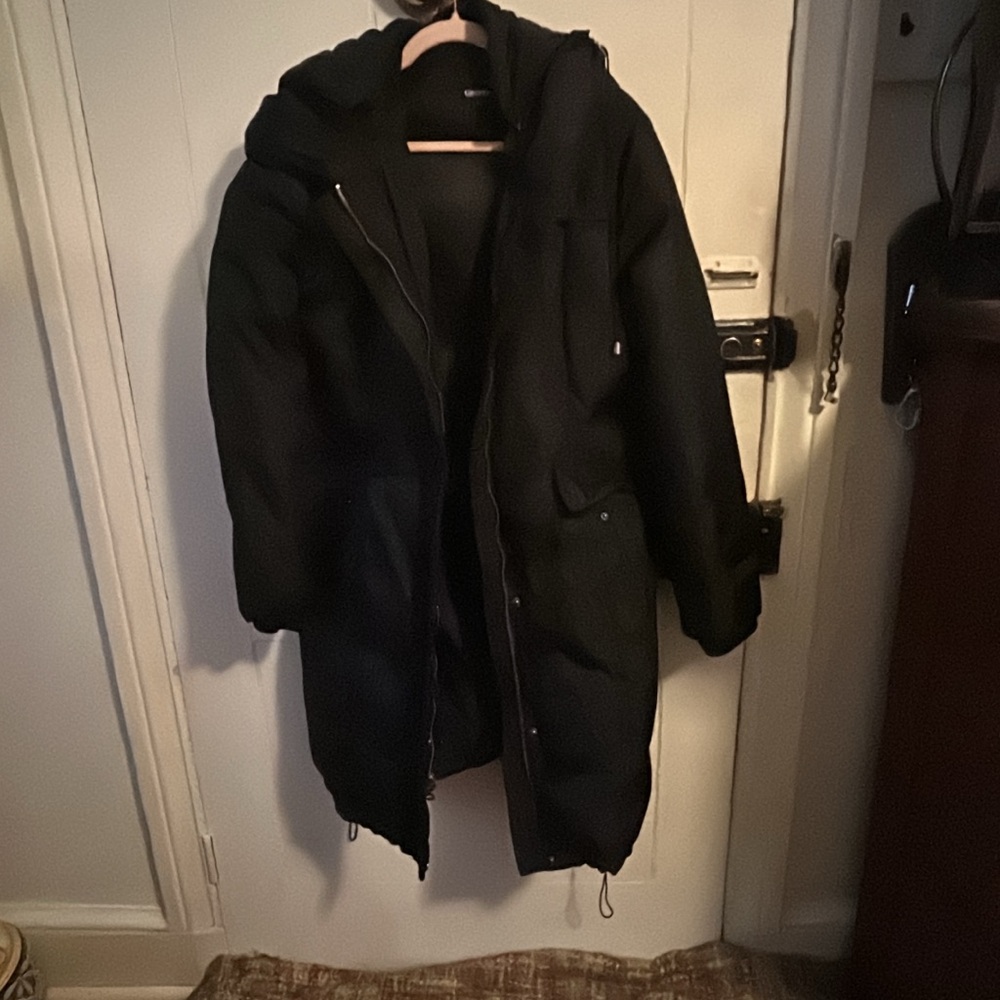DKNY Black Puffer Jacket